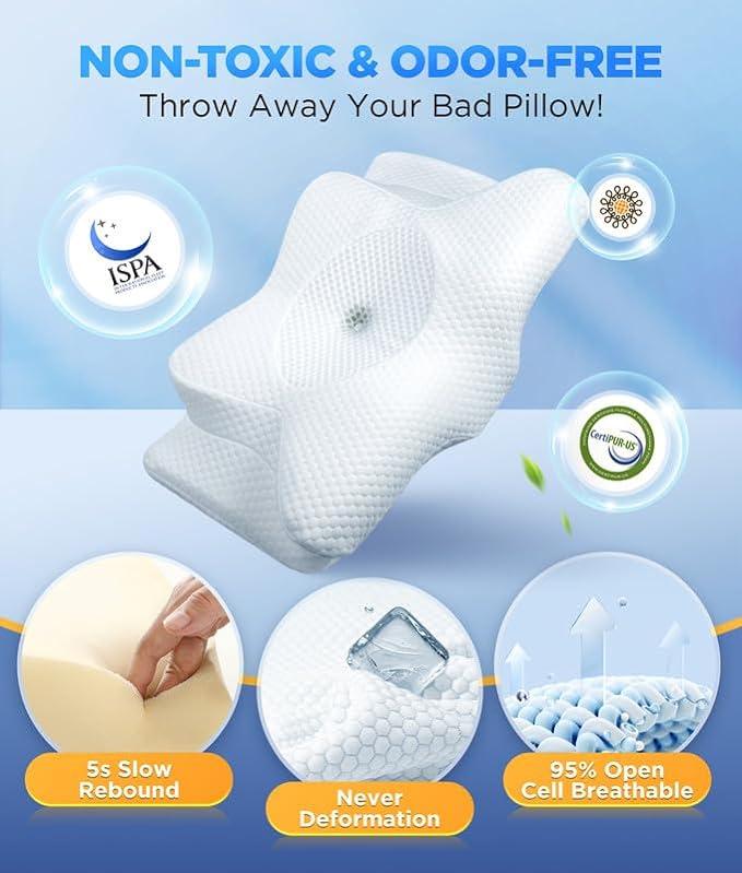 CozyRest® Memory Foam Neck
Pillow