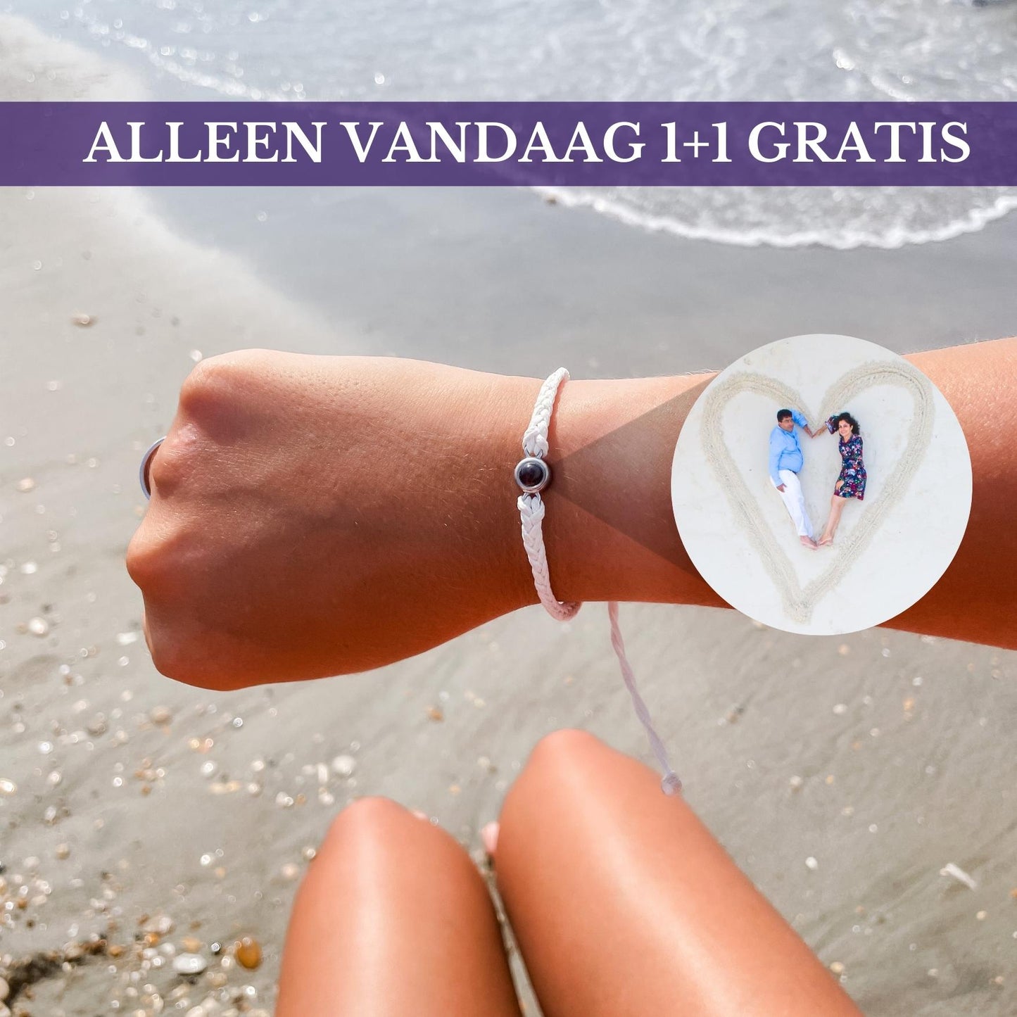 Foto armband 1+1 GRATIS